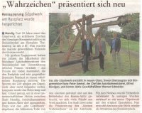 2011-08-26 - Wahrzeichen präsentiert sich neu - Rhein-Zeitung 26.08.11